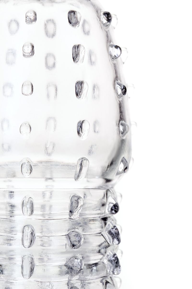 Прозрачная закрытая насадка на пенис TOYFA A-Toys - 15,2 см. 7