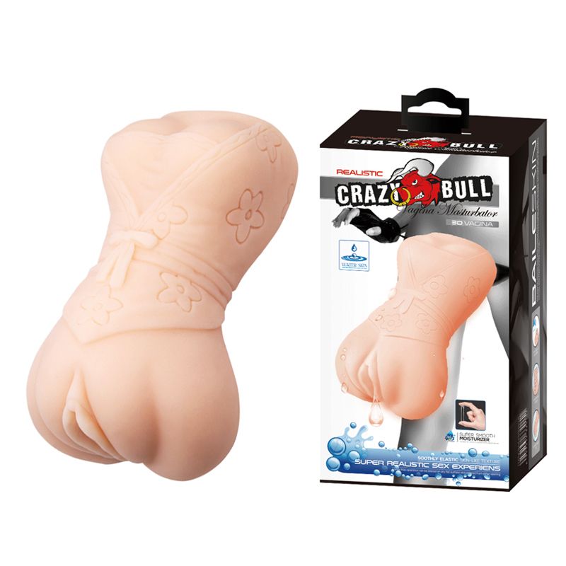 Мастурбатор-вагина с эффектом смазки в виде женской фигурки 1