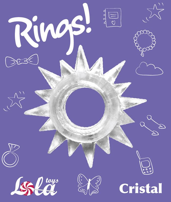 Прозрачное эрекционное кольцо Rings Cristal 2