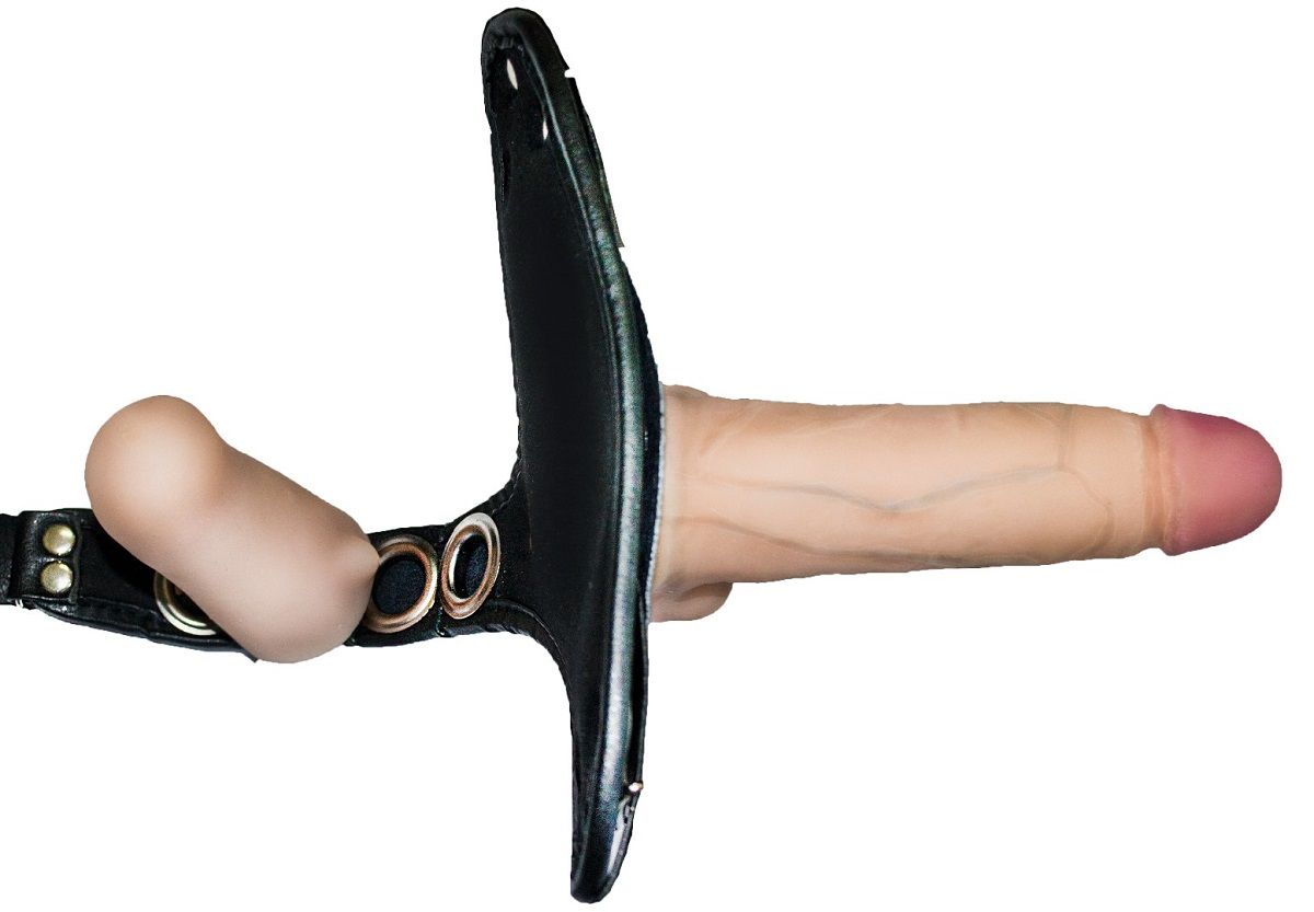 Страпон премиум класс (S) WOMAN MEDIUM с 3 насадками 4