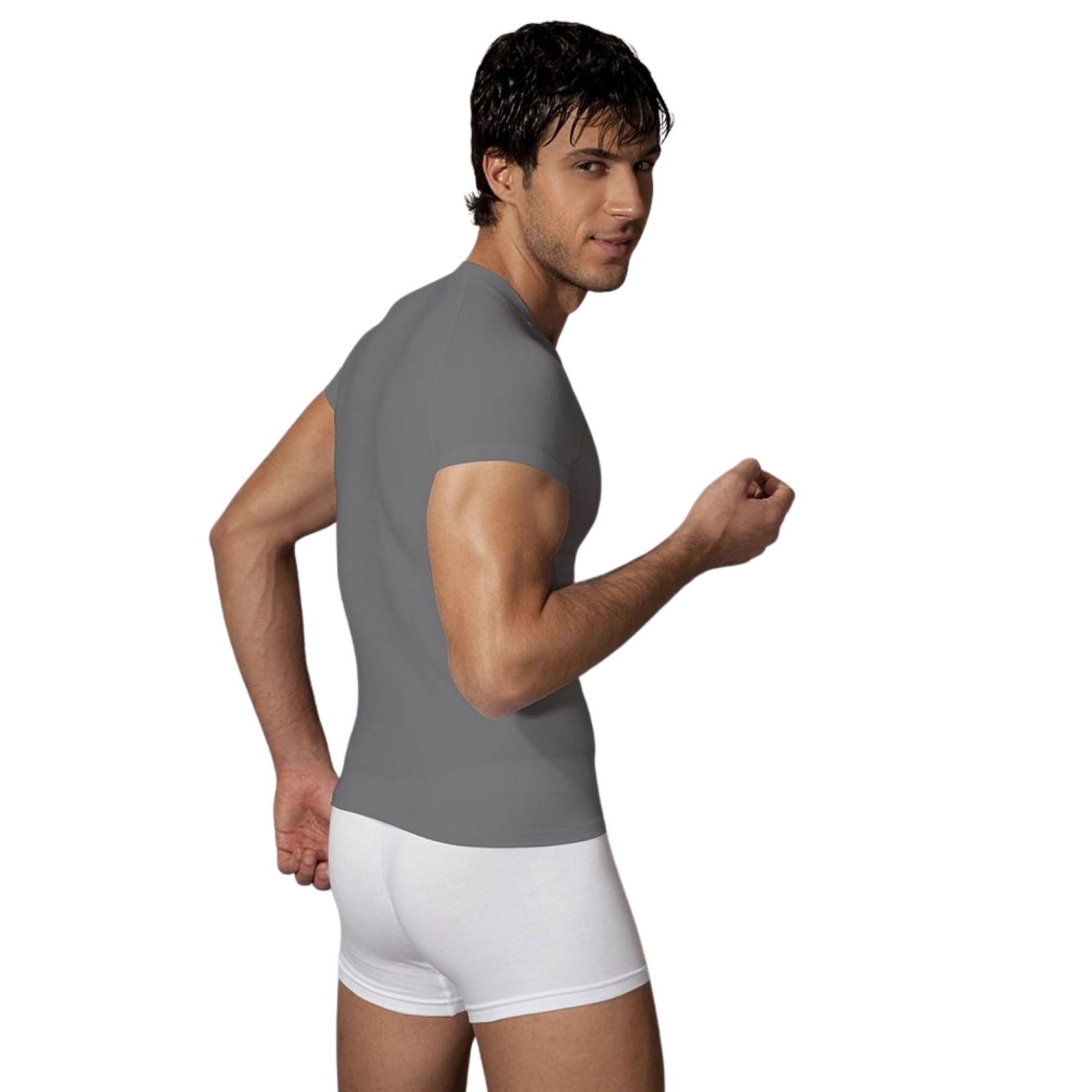 Футболка из хлопково-модальной ткани Doreanse Essentials 6