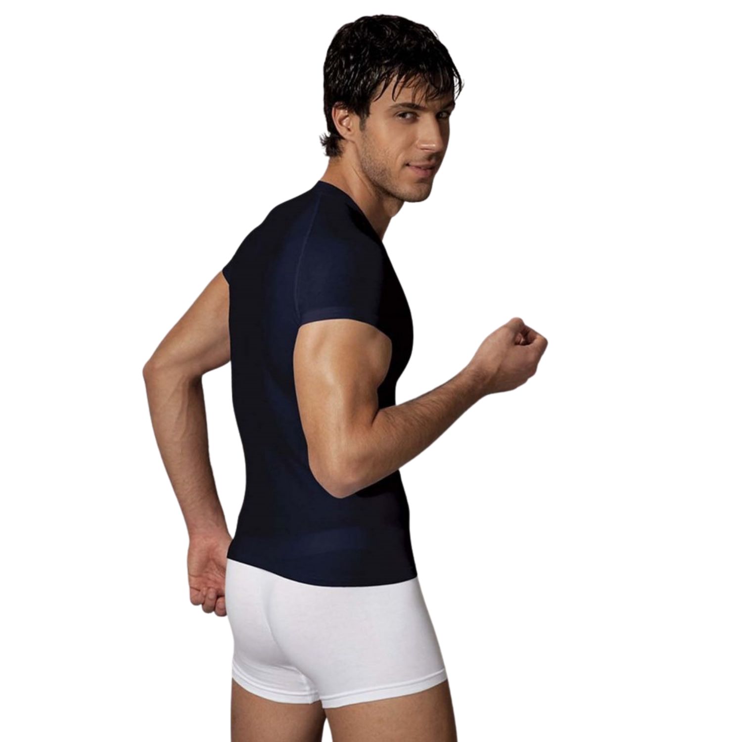 Футболка из хлопково-модальной ткани Doreanse Essentials 10