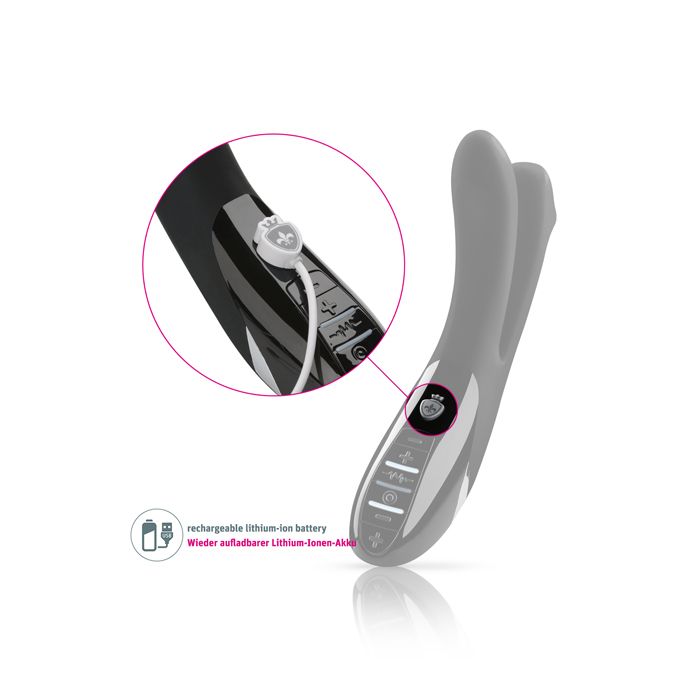 Двойной электростимулятор Tingling Apart - 25 см. 4