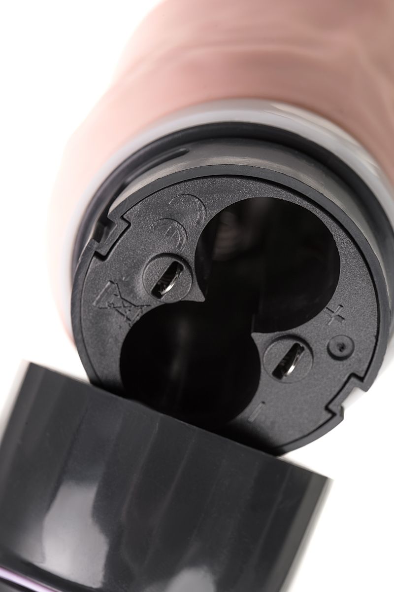 Реалистичный телесный вибратор A-Toys - 19,3 см. 8