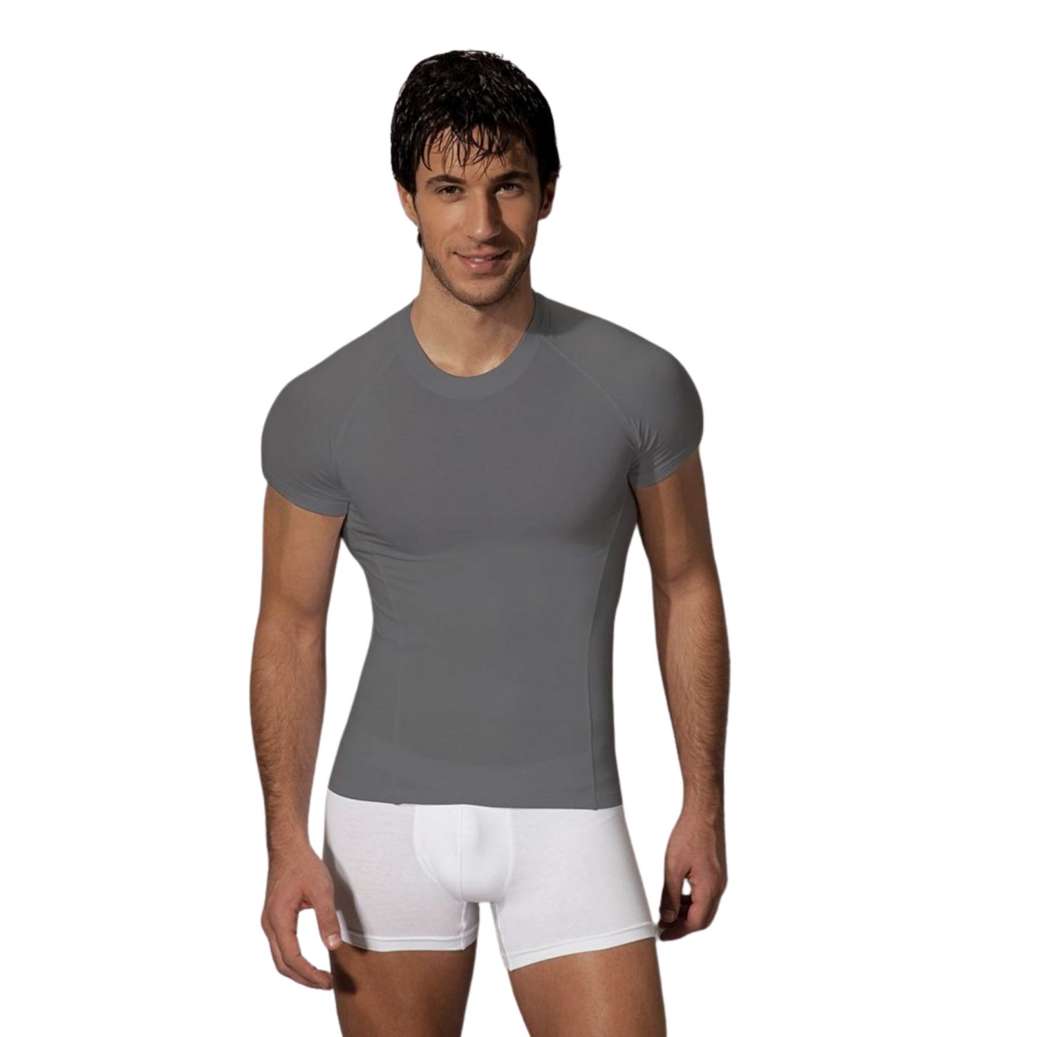 Футболка из хлопково-модальной ткани Doreanse Essentials 5