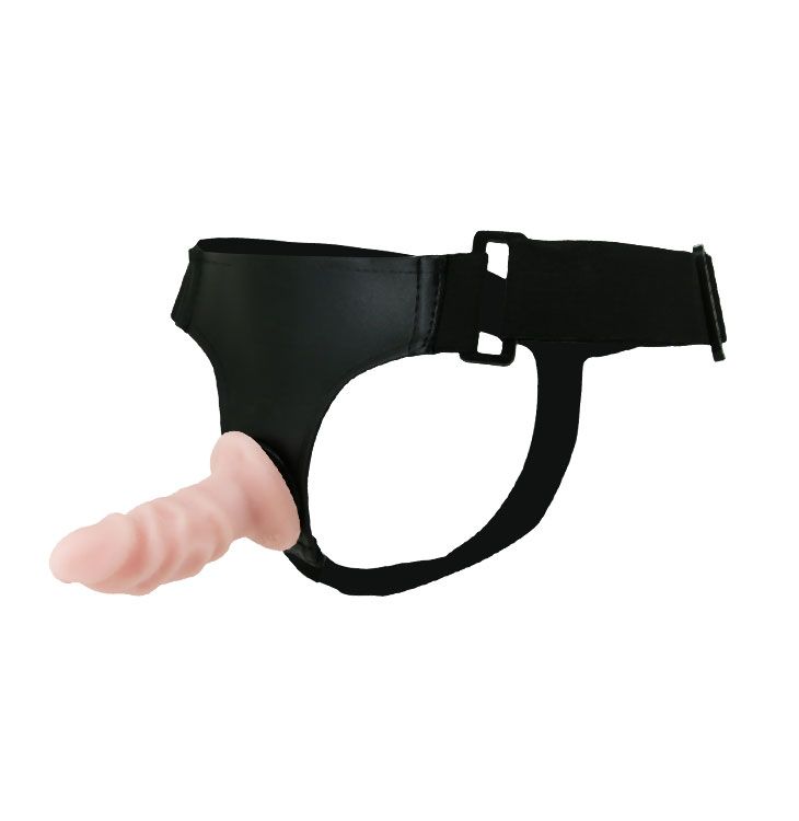 Страпон Jessica с двумя фаллическими насадками - 10 и 10,5 см. 3