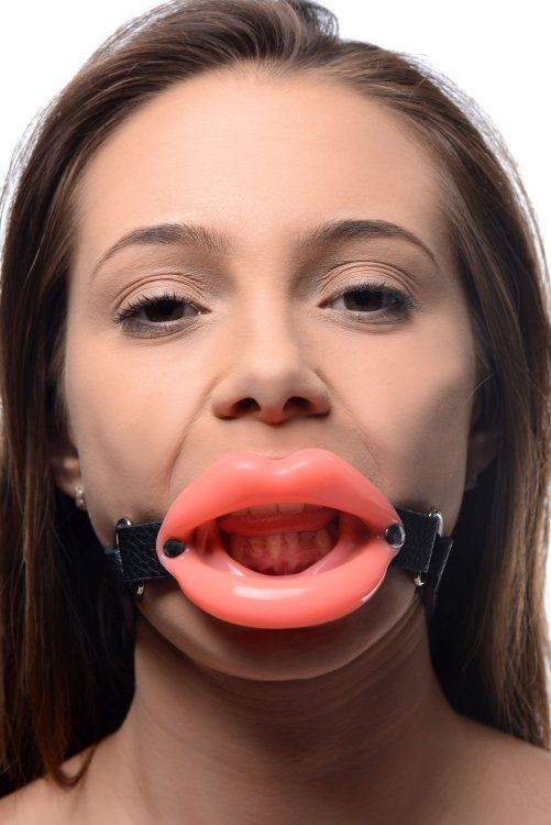 Кляп в форме губ Sissy Mouth Gag 4
