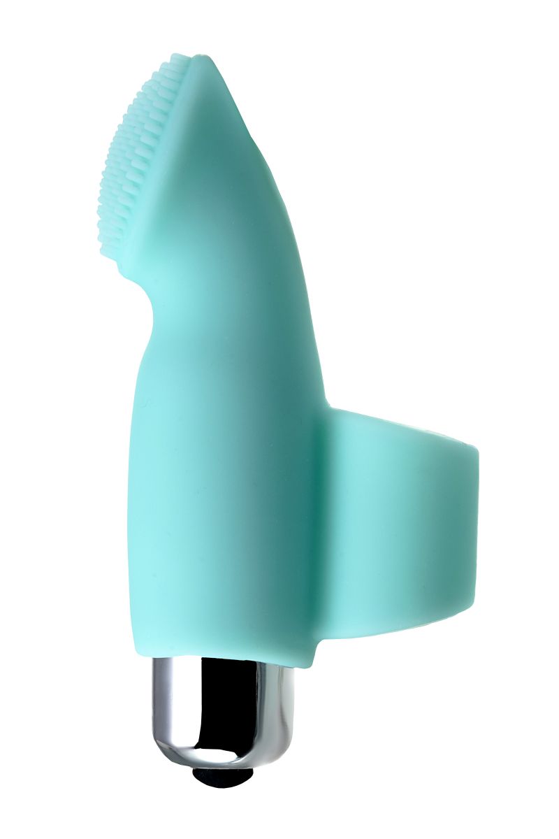 Мятная вибронасадка на палец для клиторальной стимуляции JOS BLISS - 9 см. 2