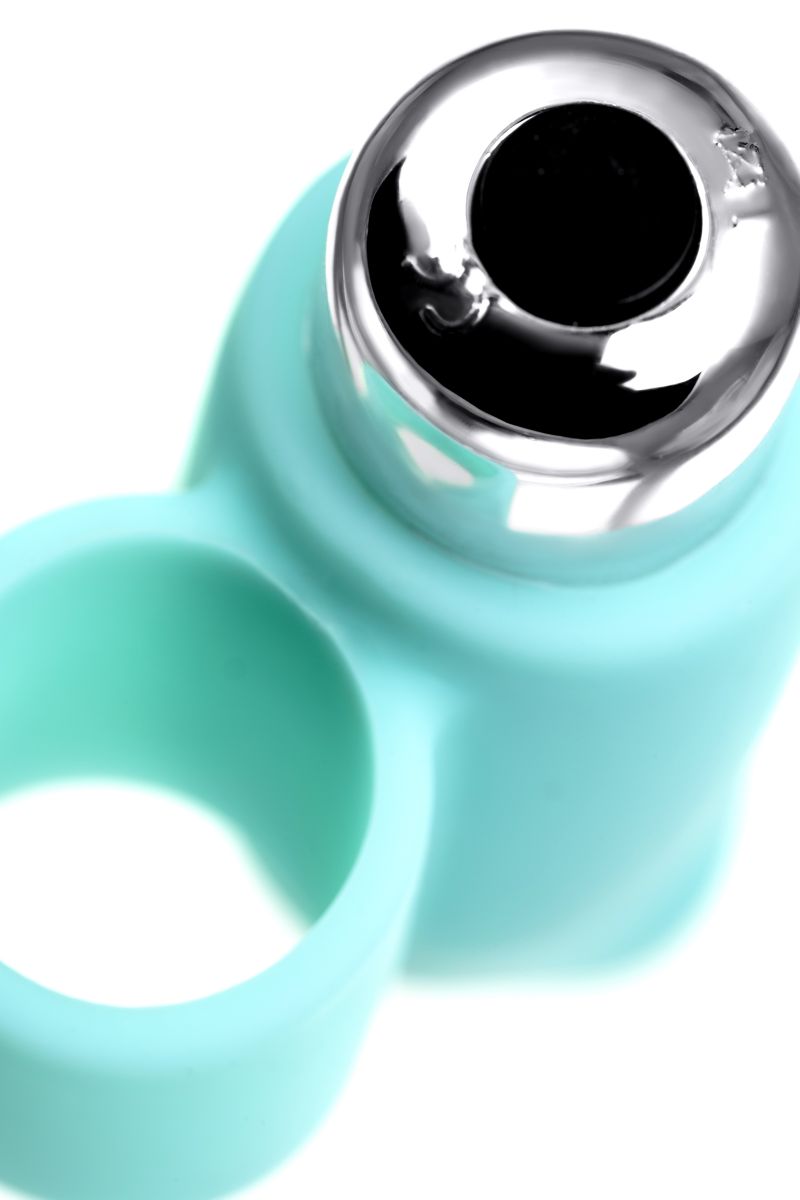 Мятная вибронасадка на палец для клиторальной стимуляции JOS BLISS - 9 см. 9