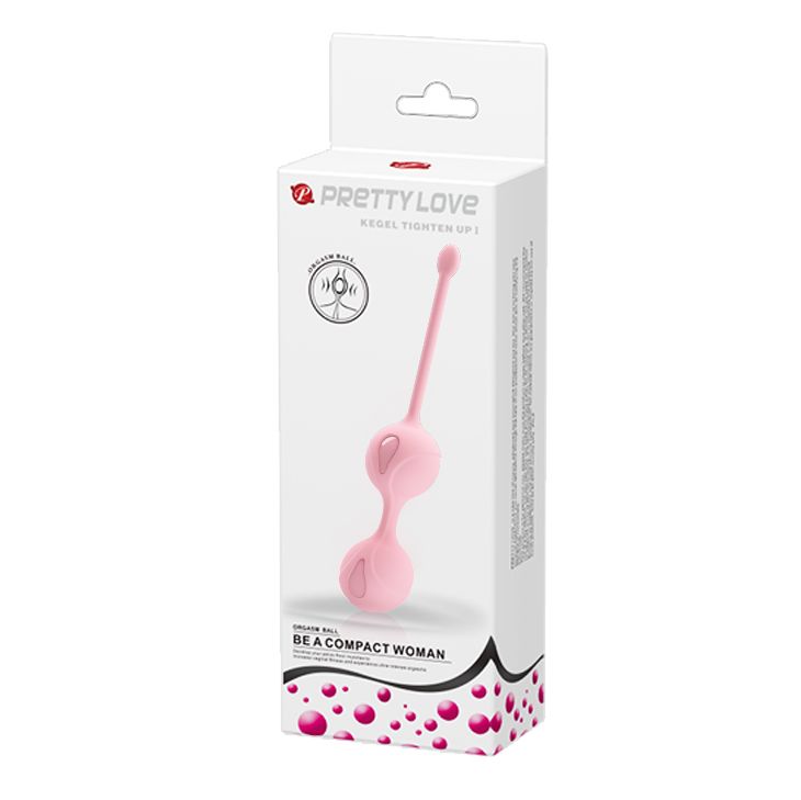 Нежно-розовые вагинальные шарики Kegel Tighten Up I 4