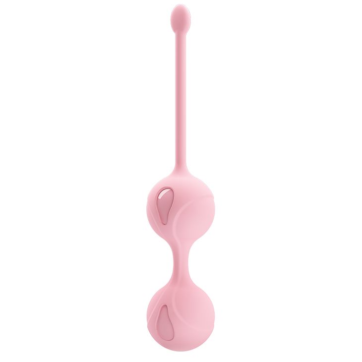 Нежно-розовые вагинальные шарики Kegel Tighten Up I 1