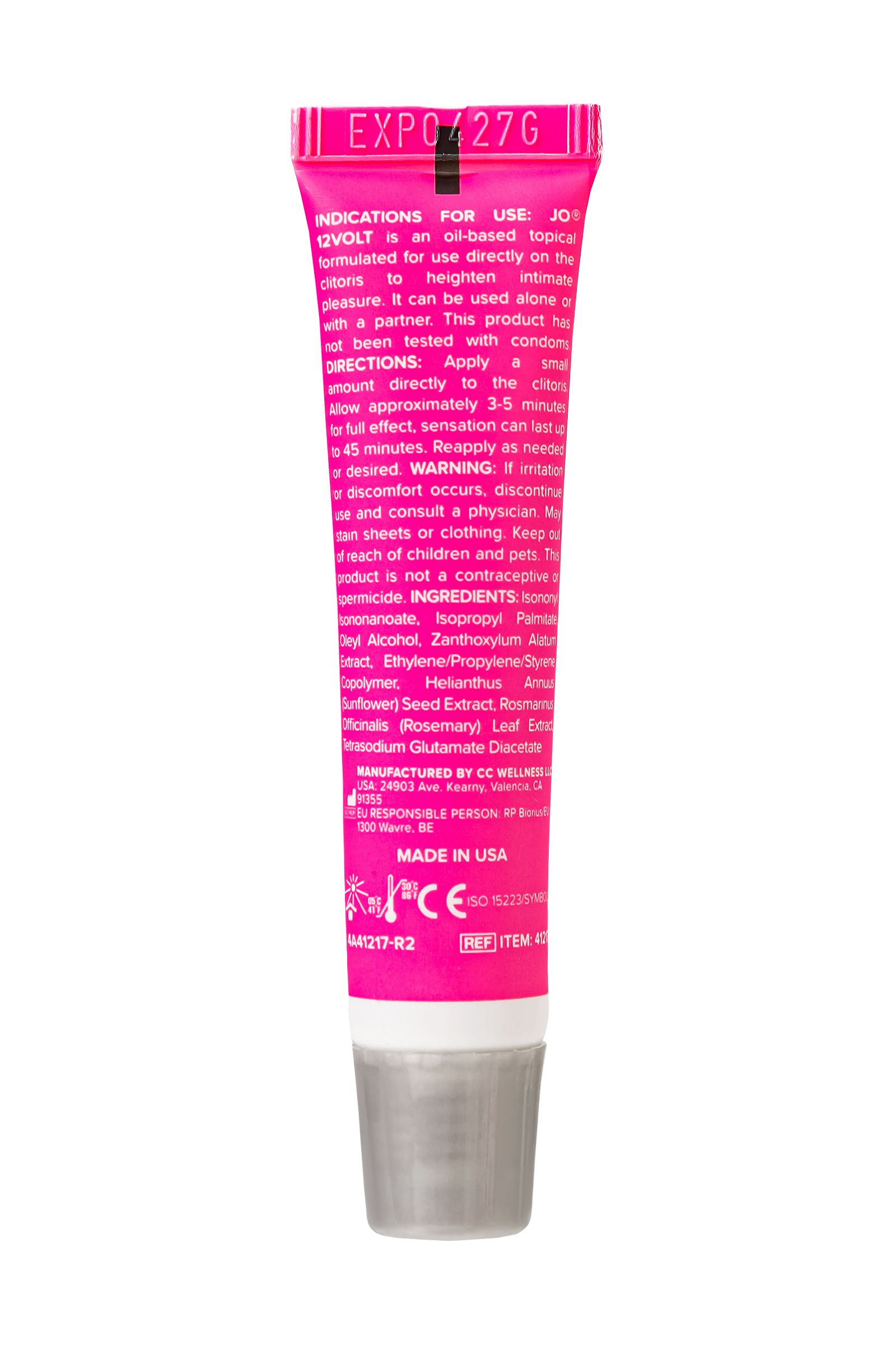 Возбуждающая сыворотка мощного действия JO Volt 12V - 10 мл. 2