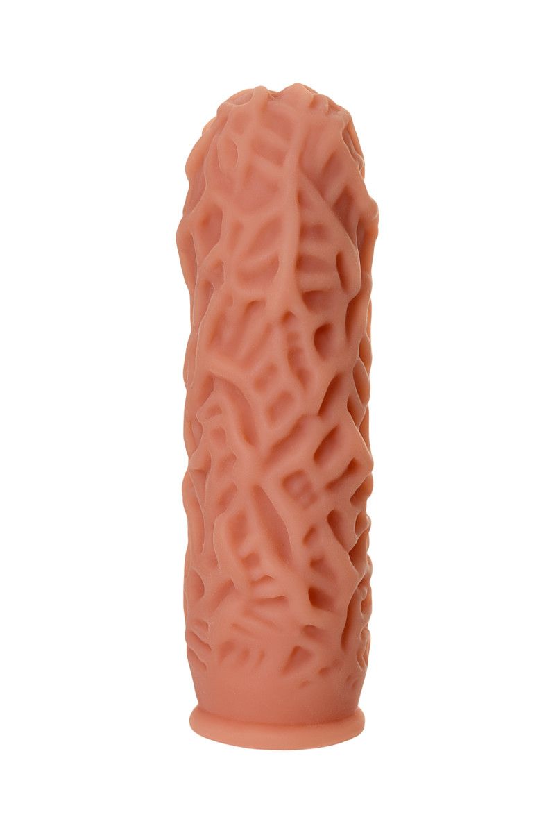 Насадка на фаллос с рельефными складочками Extreme Sleeve 012 M-size - 14,7 см. 4