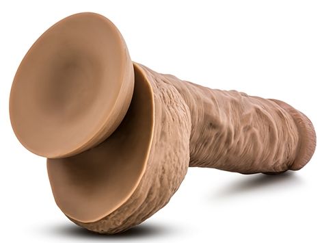 Смуглый фаллоимитатор Your Personal Trainer - 22,9 см. 4