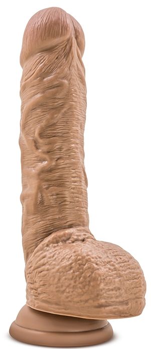 Смуглый фаллоимитатор Your Personal Trainer - 22,9 см. 1