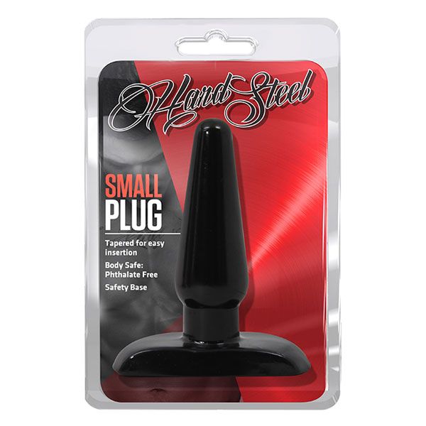 Черная анальная пробка Small Plug - 9 см. 2