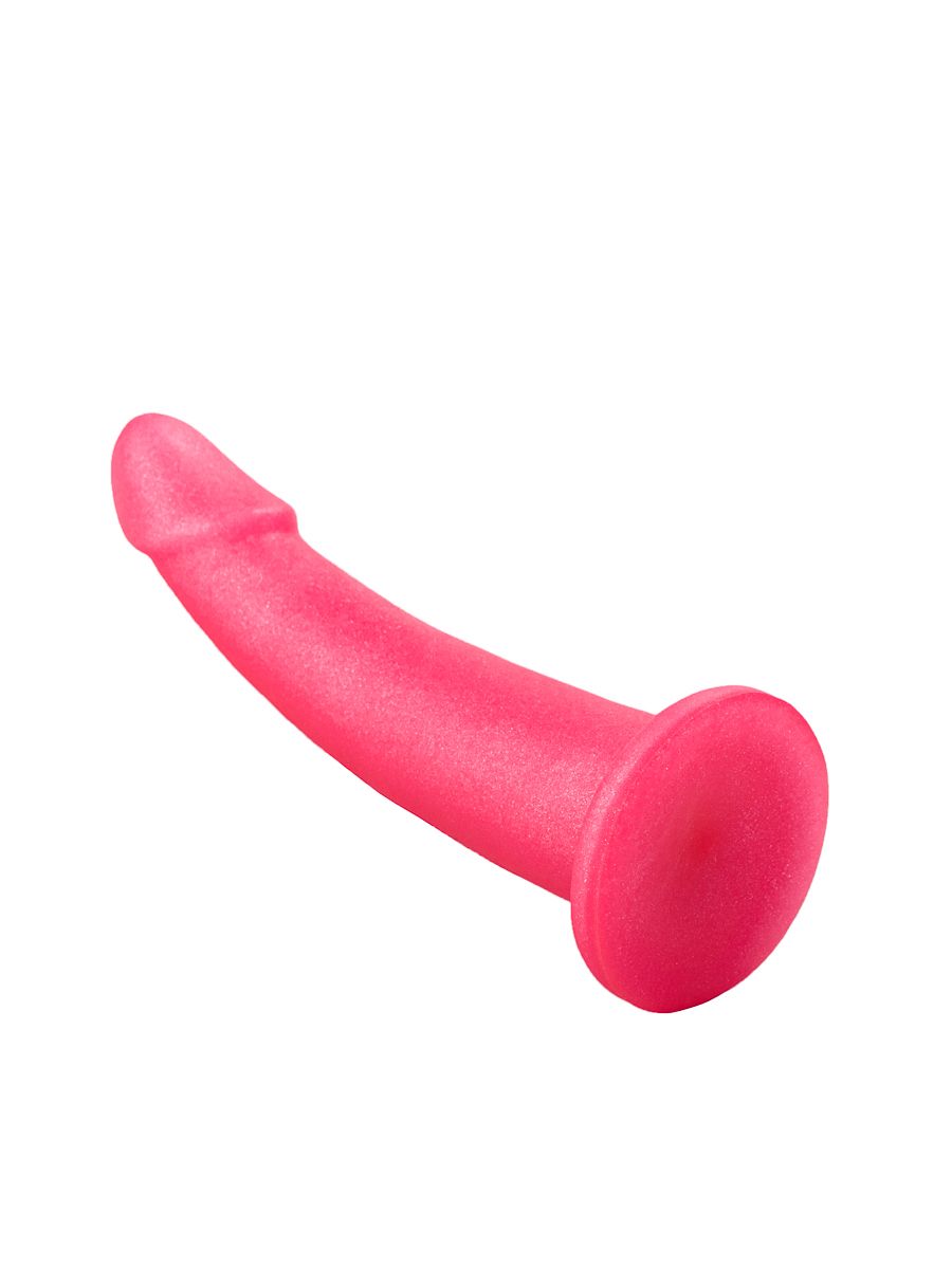 Розовый плаг-массажёр для стимуляции простаты - 16 см. 4