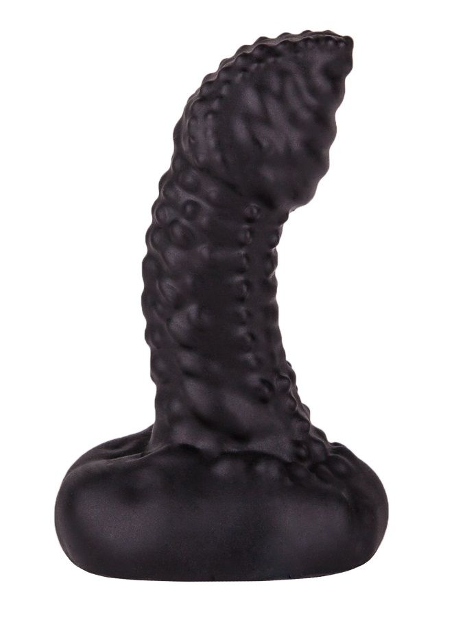 Чёрный плаг-массажёр для простаты - 7,2 см. 1