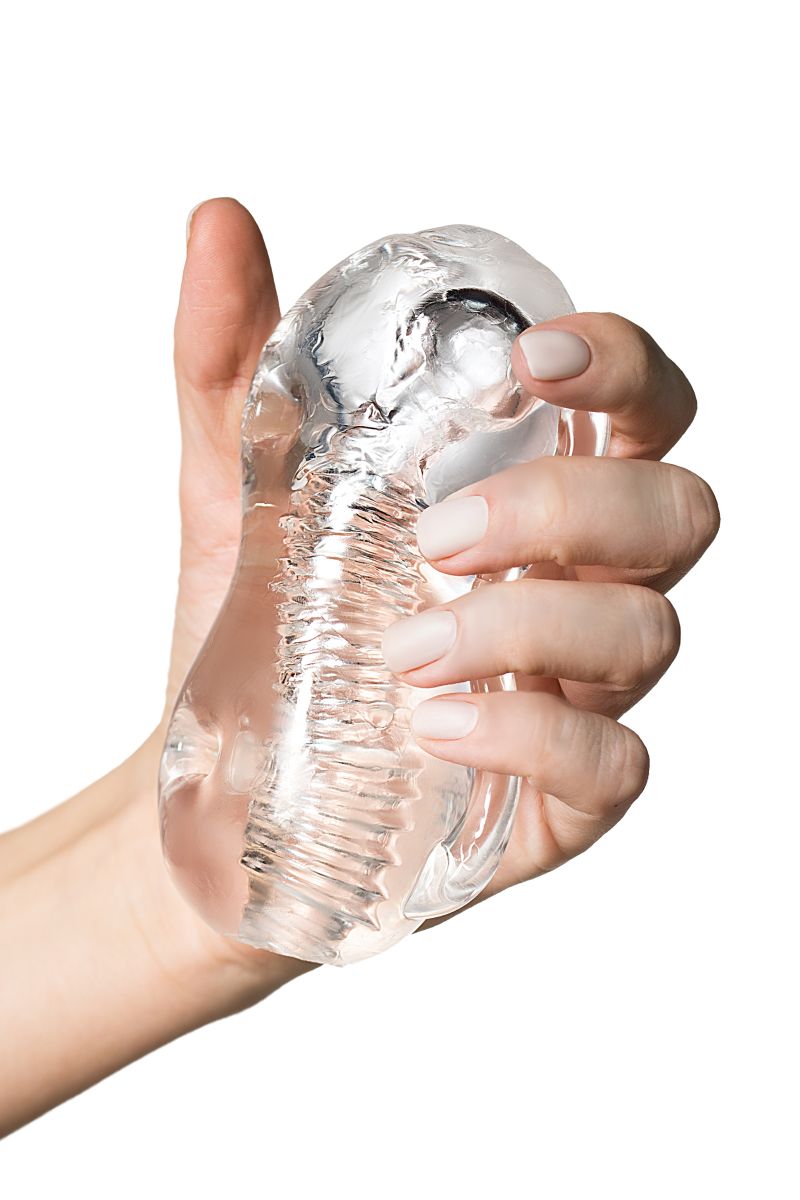 Прозрачный мастурбатор Lingam Indira 6