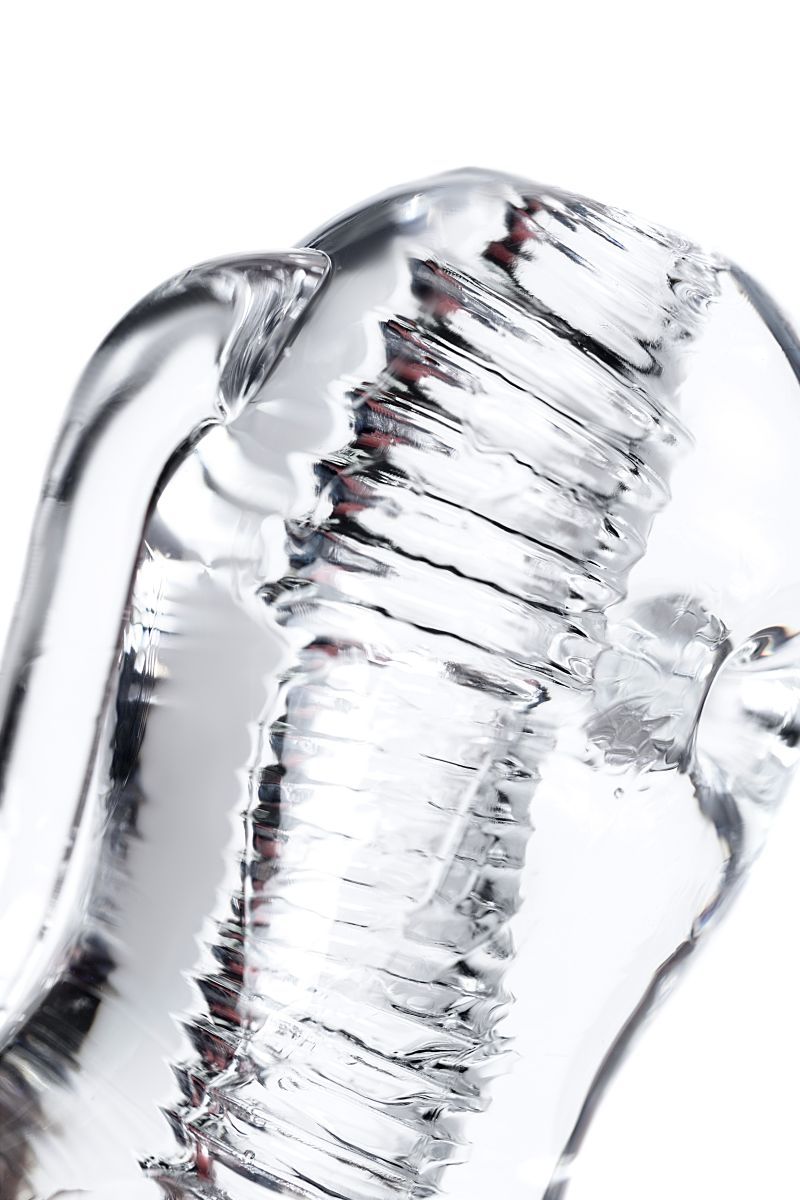 Прозрачный мастурбатор Lingam Indira 7