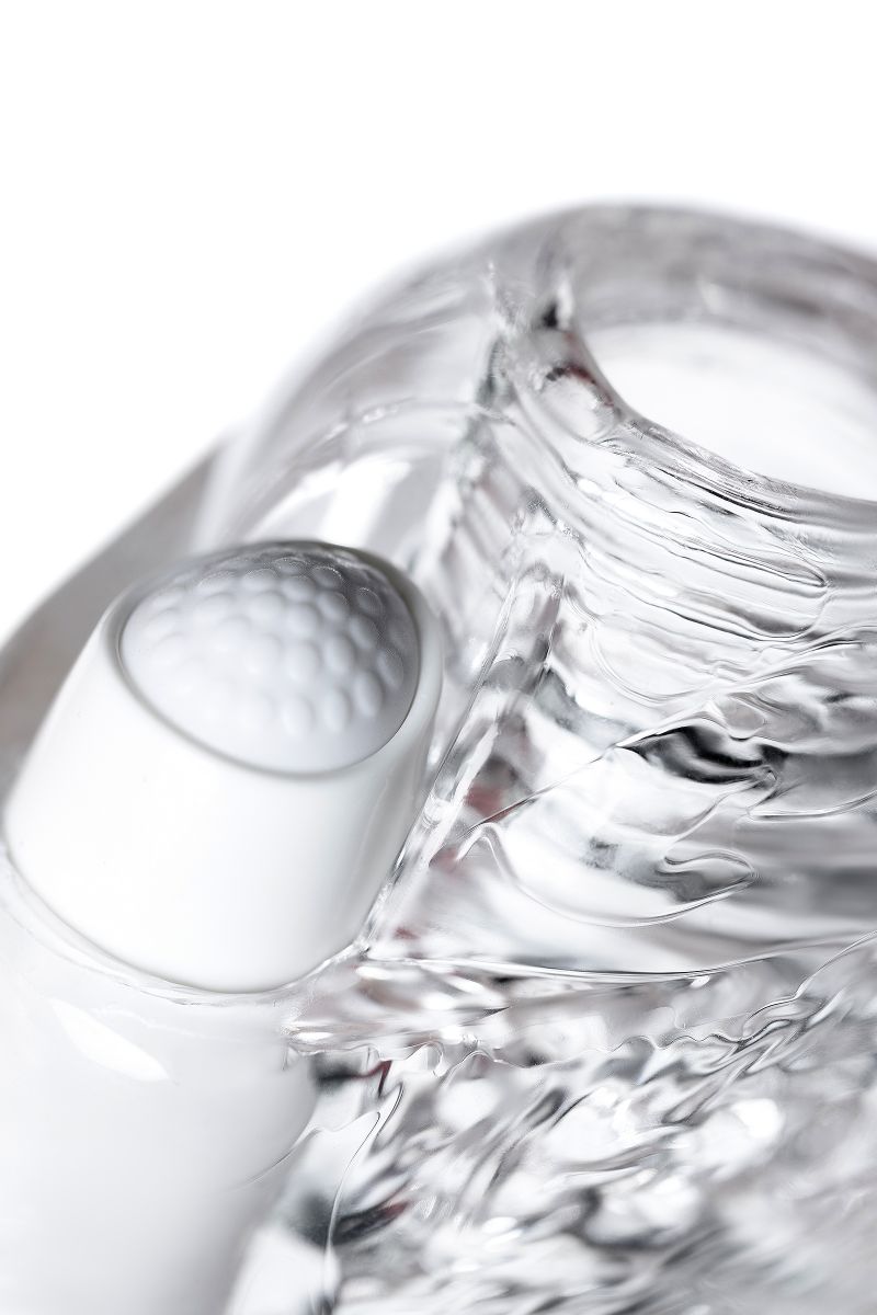 Прозрачный мастурбатор Lingam Khani 8