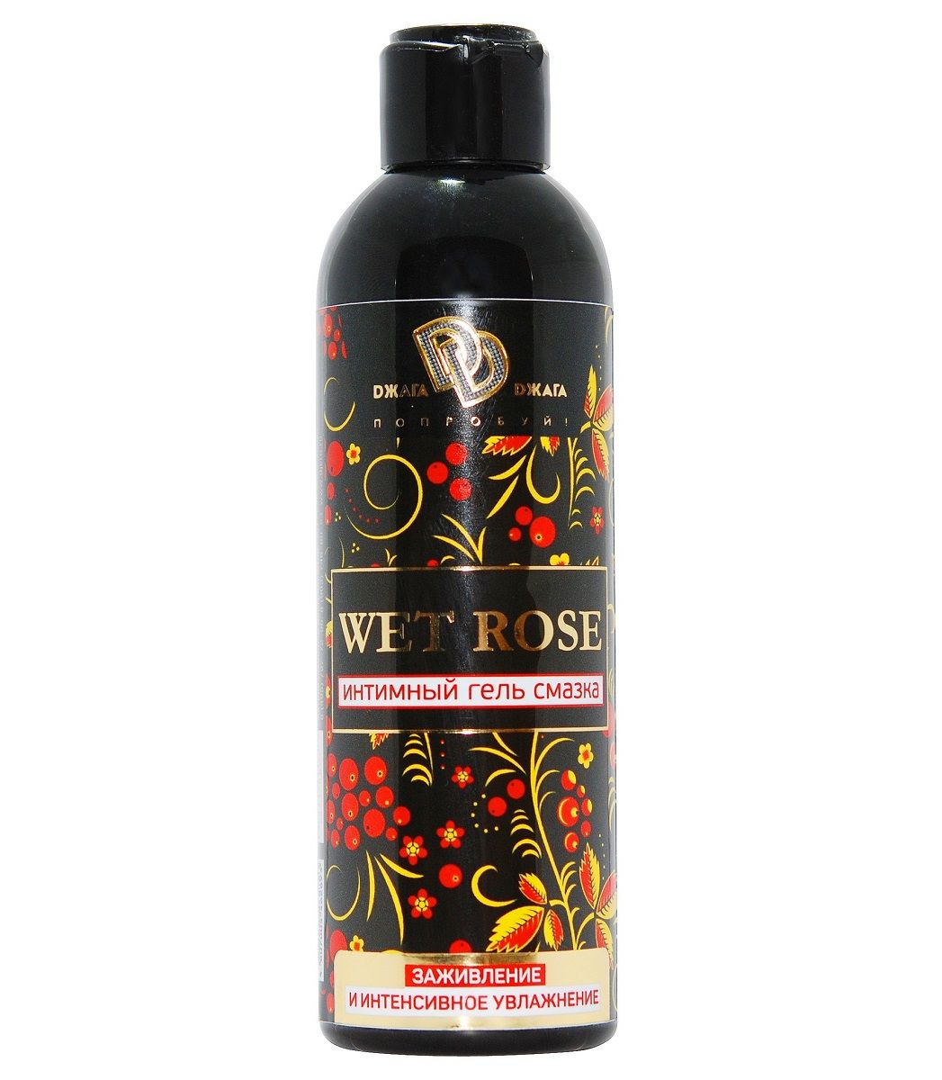 Интимный гель-смазка WET ROSE - 200 мл. 1