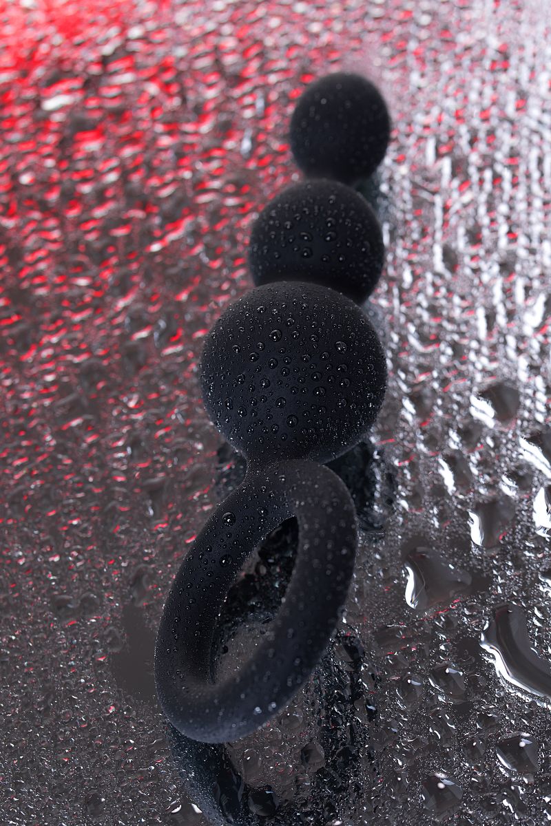 Набор чёрных анальных цепочек Satisfyer Booty Call 6