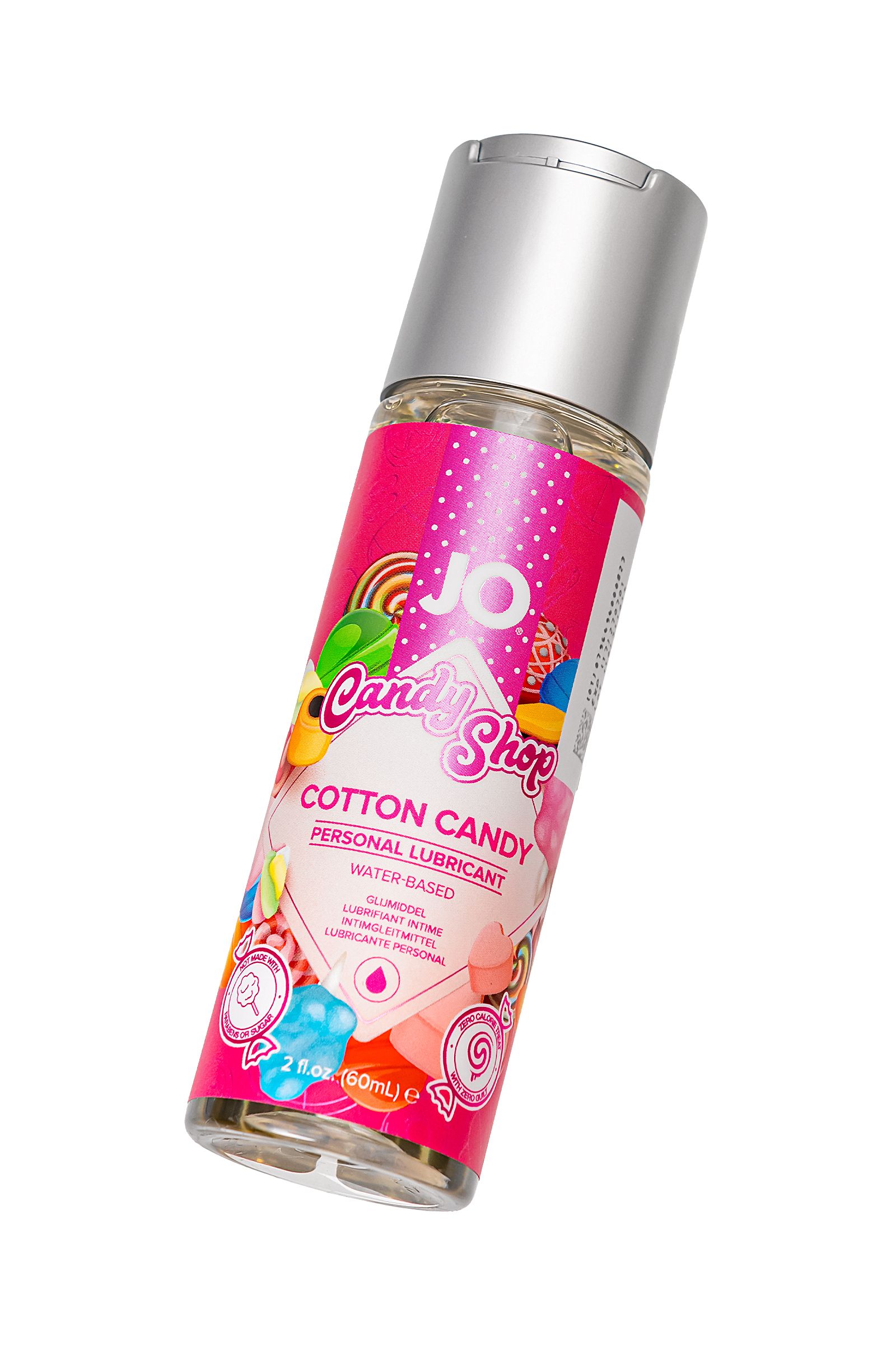 Смазка на водной основе Candy Shop Cotton Candy с ароматом сладкой ваты - 60 мл. 5