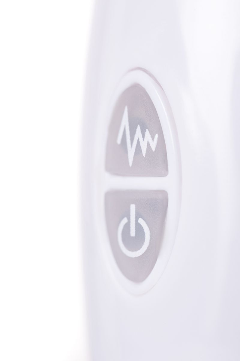 Розовый силиконовый вибратор с клиторальным стимулятором A-Toys Mady - 20,4 см. 7