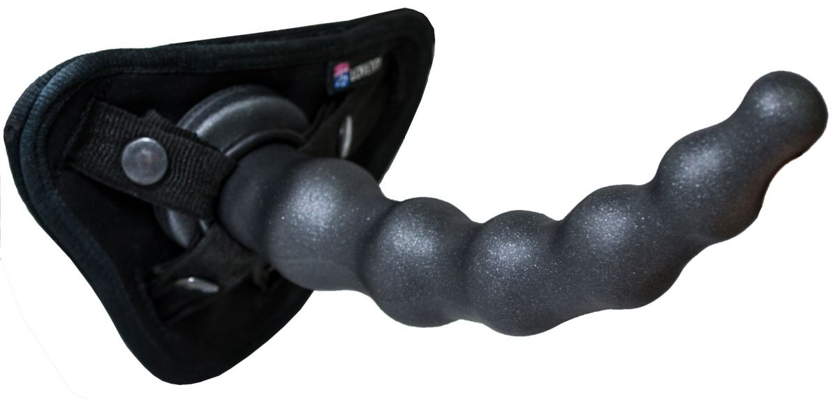 Чёрная насадка BALLS 3 - 22 см. 2