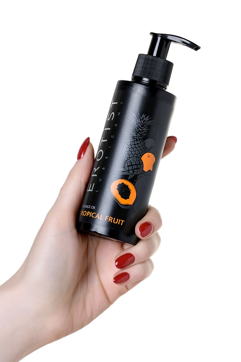 Массажное масло Erotist TROPICAL FRUIT с ароматом тропических фруктов - 150 мл. 4