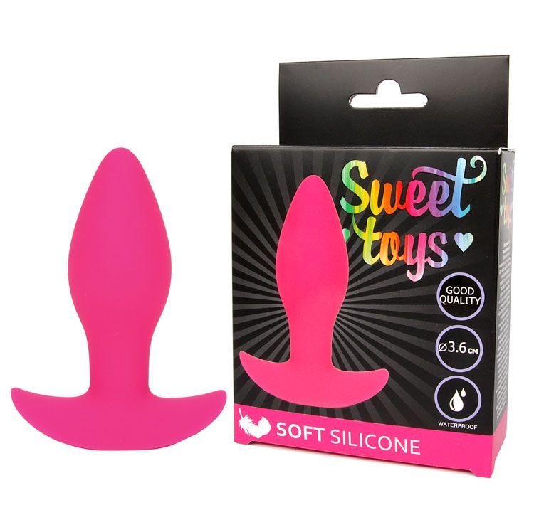 Розовая анальная втулка Sweet Toys - 8,5 см. 2