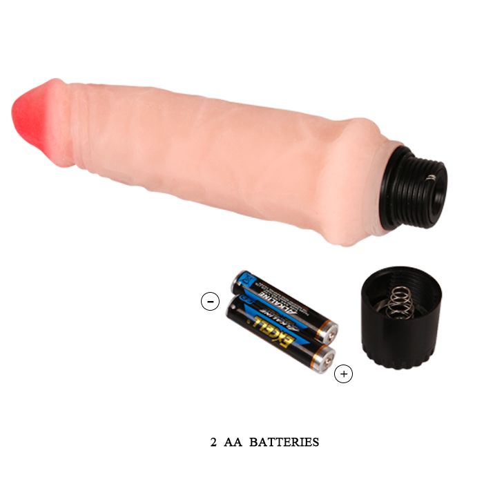 Вибратор телесного цвета Realistic Cock Vibe - 15,5 см. 3
