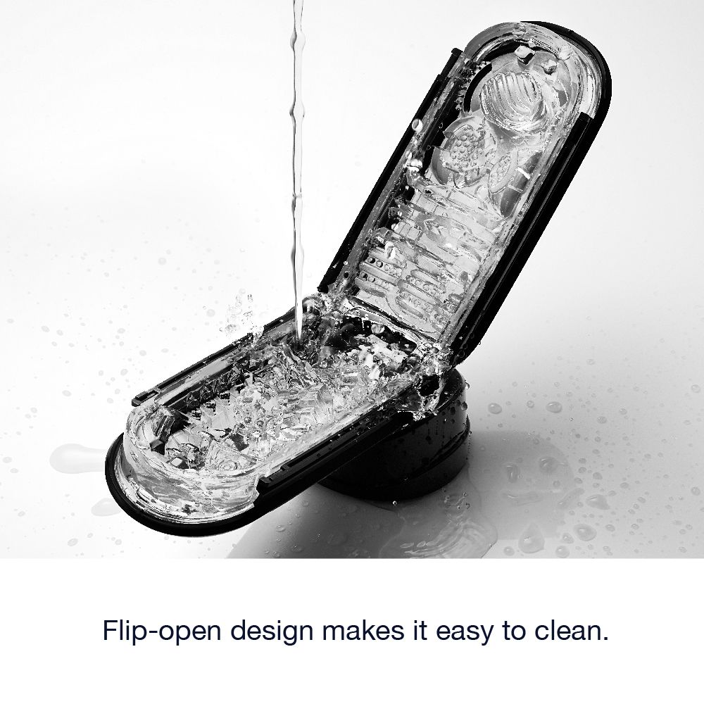 Черный мастурбатор Flip Zero 4