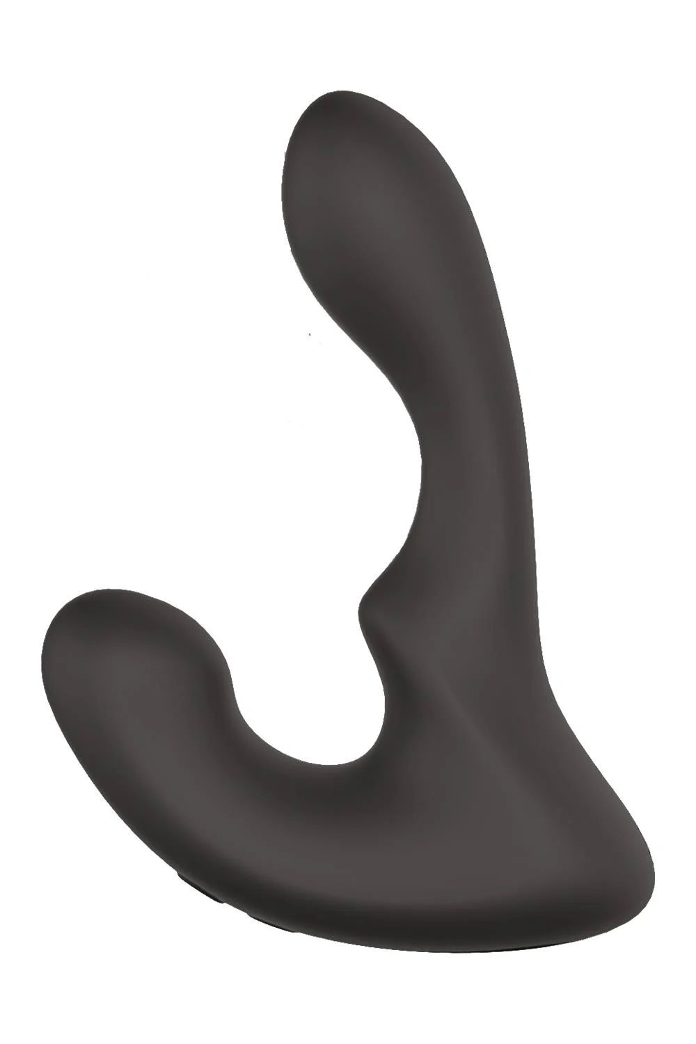 Чёрный массажер простаты с 2 моторами Booty Rocker 2