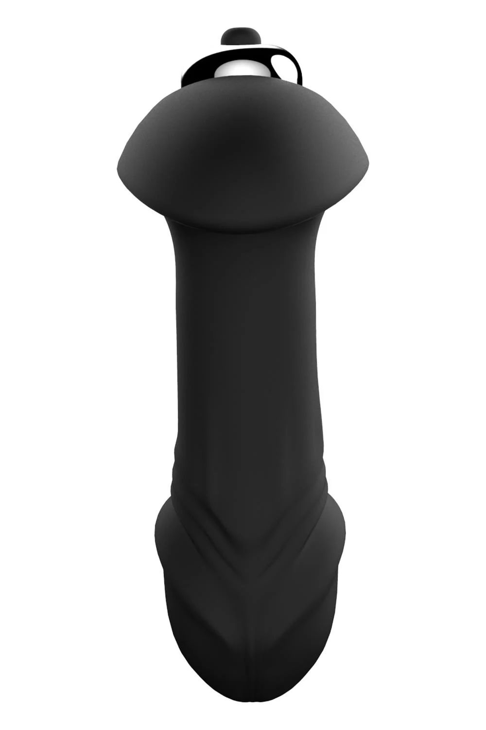 Черный анальный вибромассажер Single Speed Star Arrow Plug - 11 см. 3