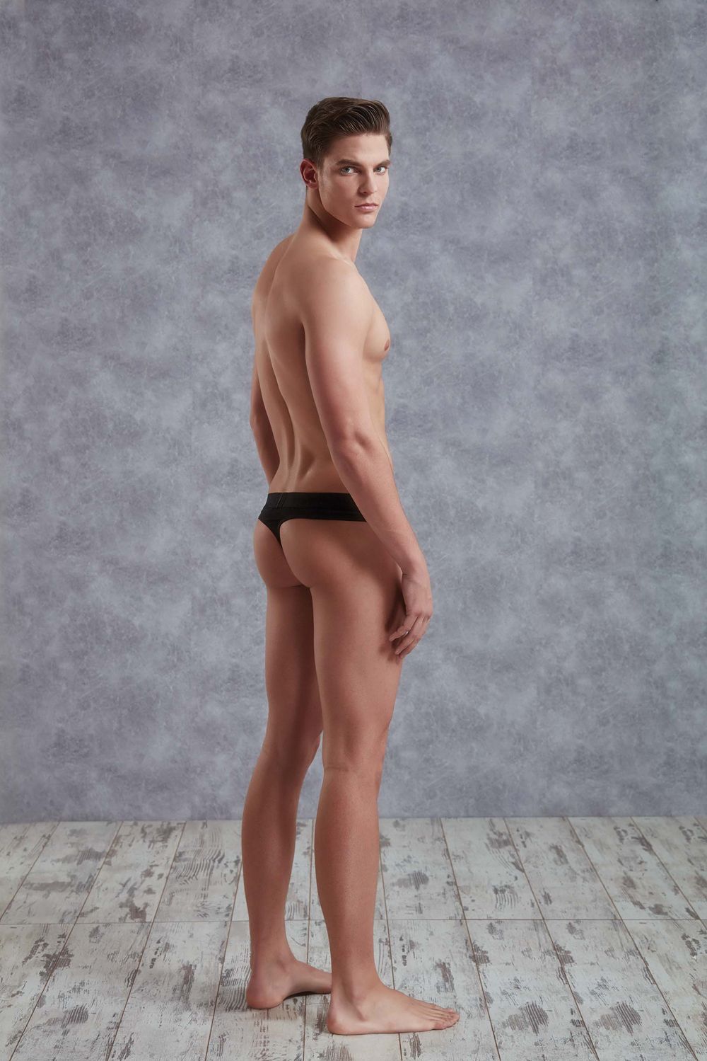 Мужские трусы-стринги с кружевом Doreanse Black Lace 2