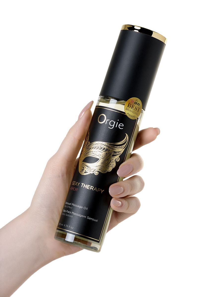 Минеральное массажное масло Orgie Sexy Therapy Amor - 200 мл. 4