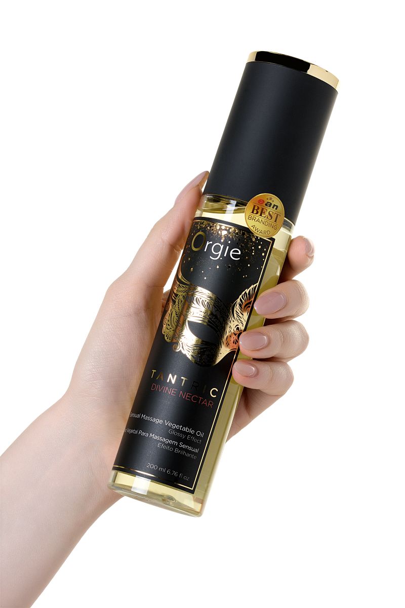 Растительное массажное масло Orgie Tantric Divine Nectar - 200 мл. 4