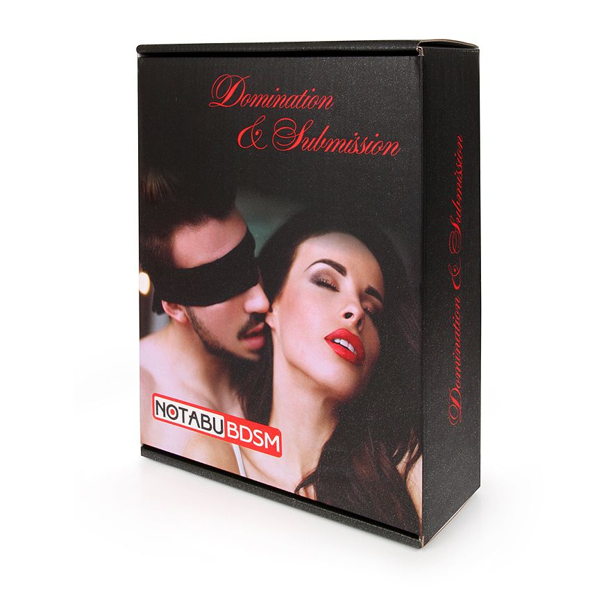 Чёрно-серебристый набор БДСМ 3