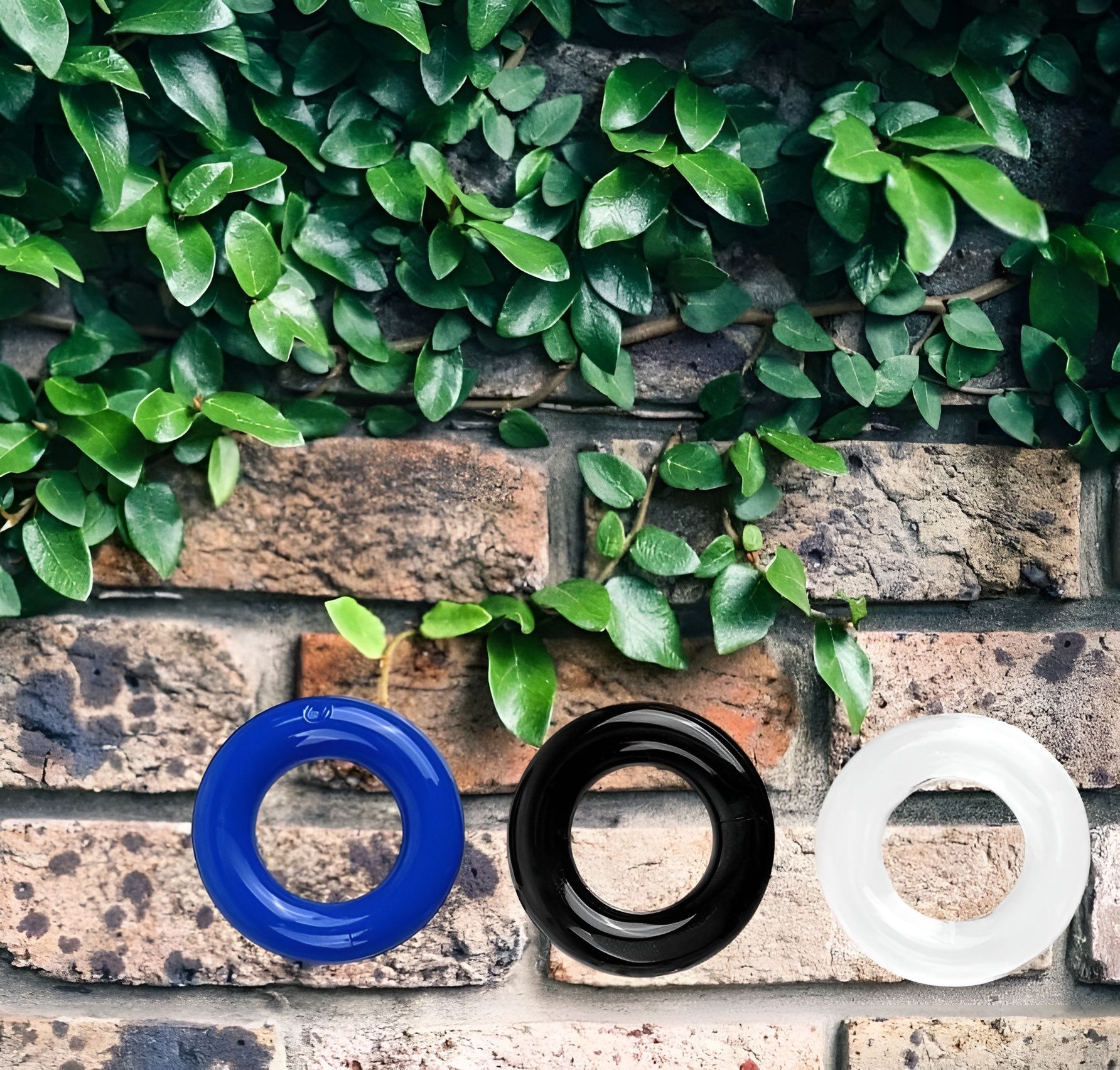 Набор из трех разноцветных эрекционных колец Erowoman-Eroman 7