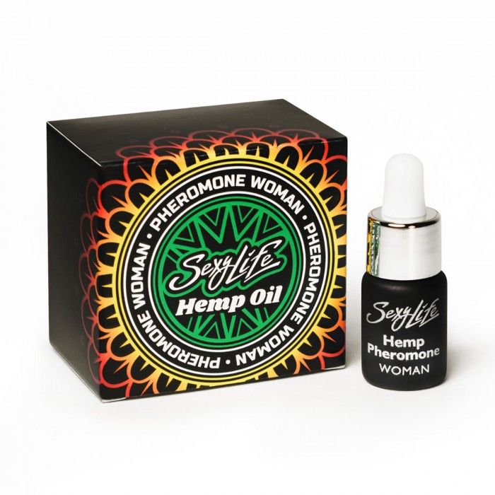 Ароматическое масло с феромонами Sexy Life HEMPOIL woman - 5 мл. 1