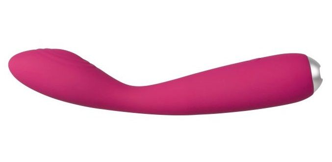 Ярко-розовый G-стимулятор IRIS Clitoral & G-spot Vibrator - 18 см. 3