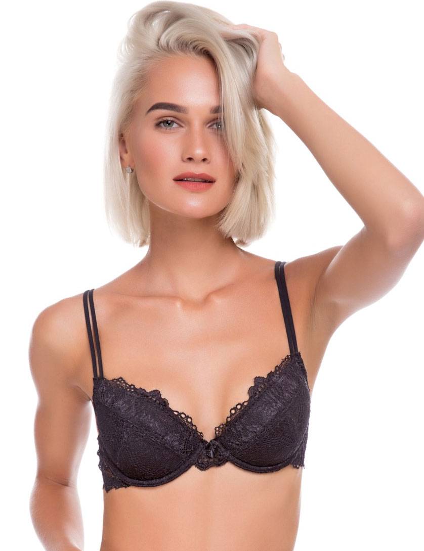 Кружевной бюстгальтер с эффектом пуш-ап 5