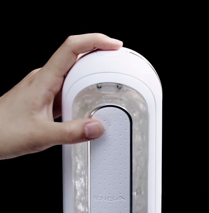 Белый мастурбатор Flip Zero с вибрацией  6