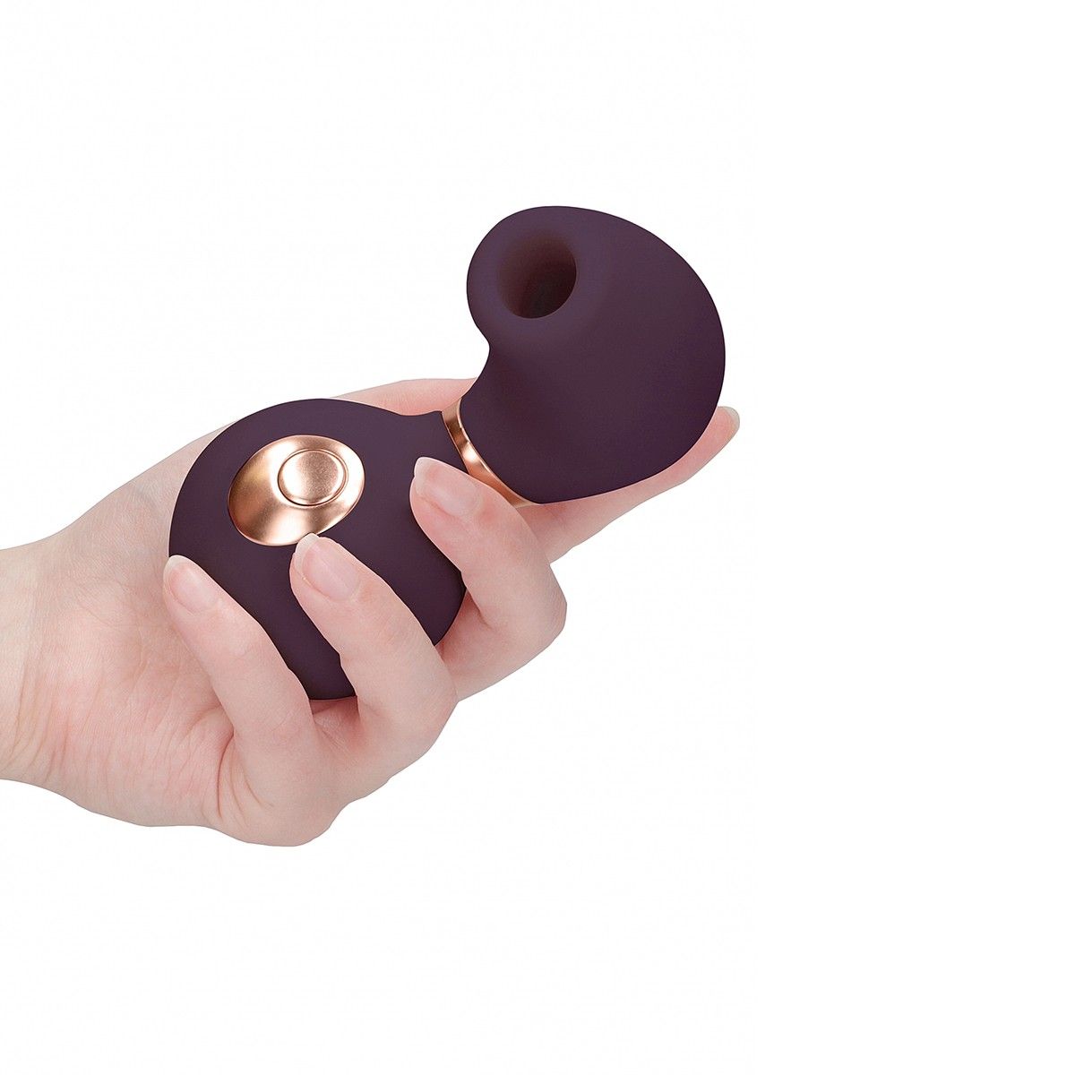 Фиолетовый клиторальный вакуум-волновой массажер Irresistible Invincible 3