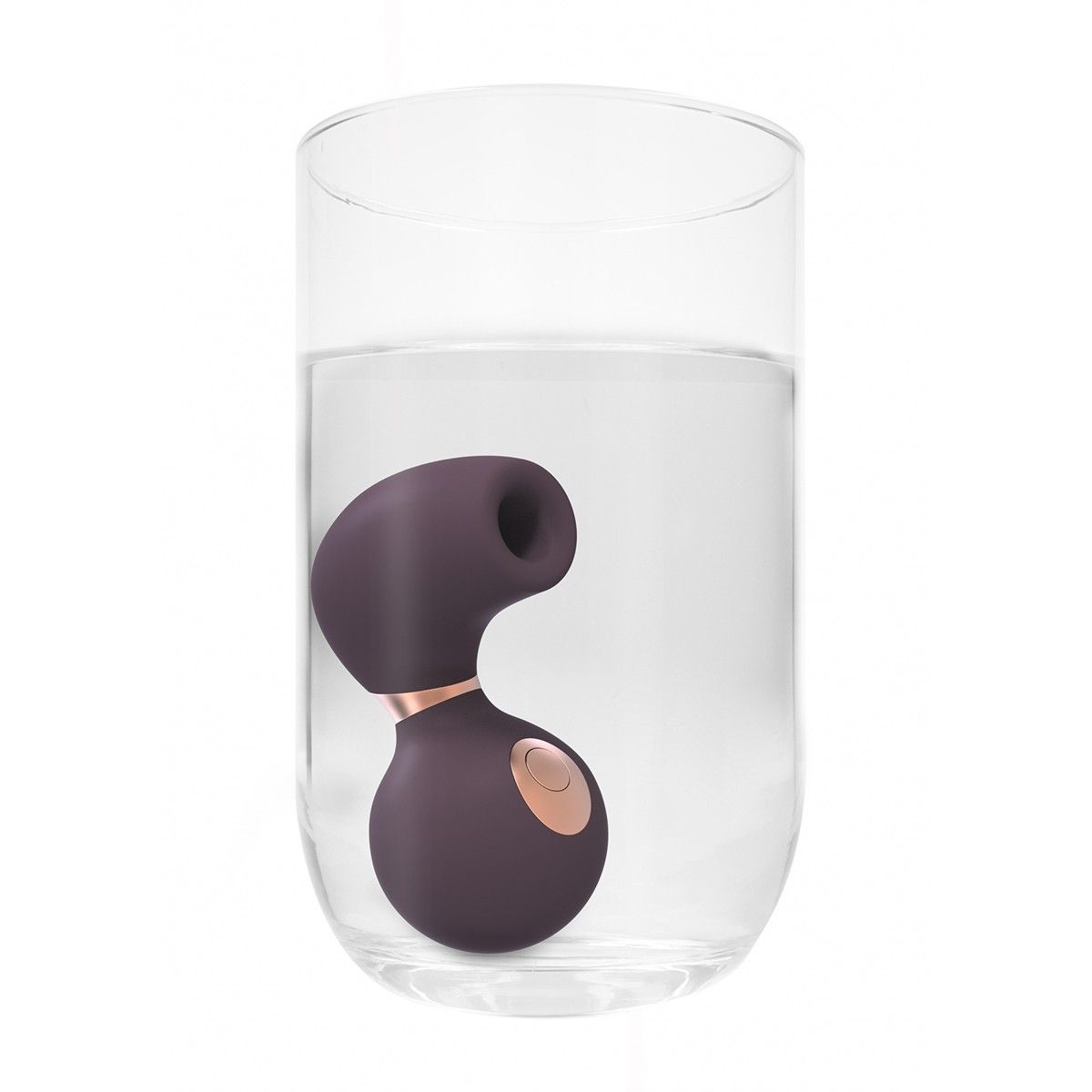 Фиолетовый клиторальный вакуум-волновой массажер Irresistible Invincible 4