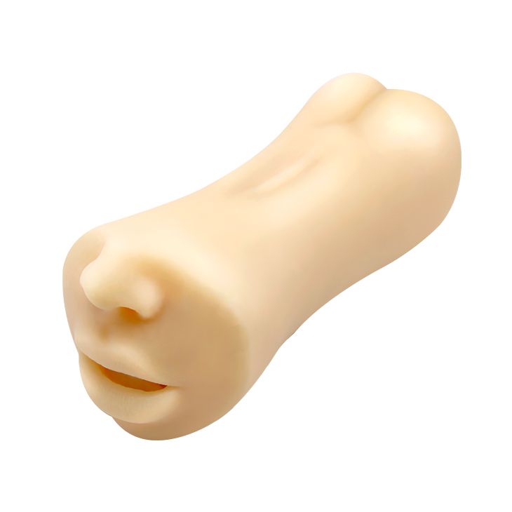 Двусторонний мастурбатор Gemini - ротик и вагина 1