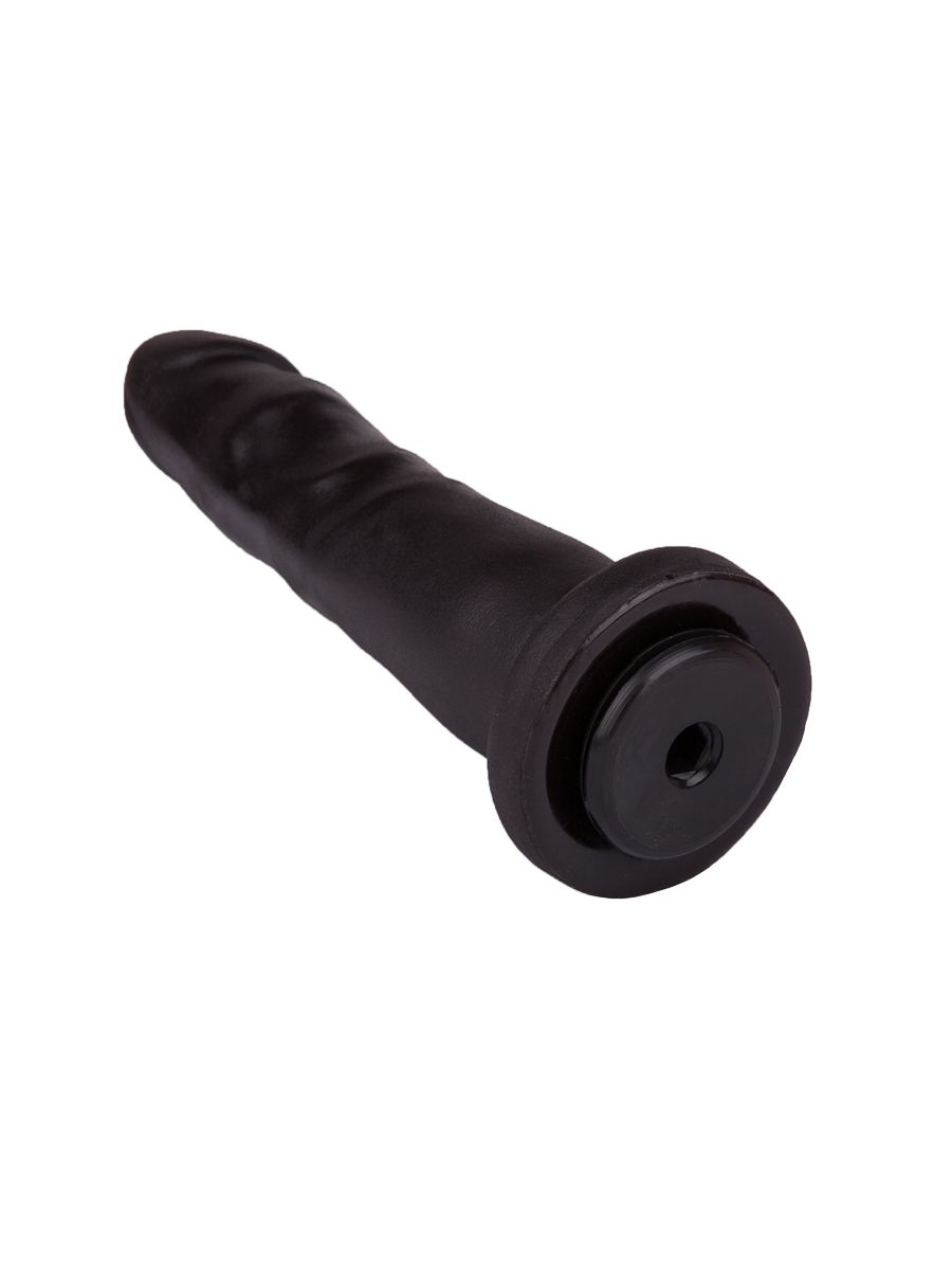 Черный анальный фаллоимитатор - 13 см. 4