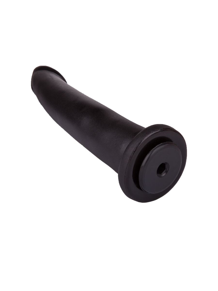 Черный анальный фаллоимитатор с зауженным кончиком - 13 см. 4